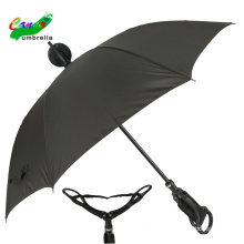 poussette adulte noir bâton de golf siège parapluie